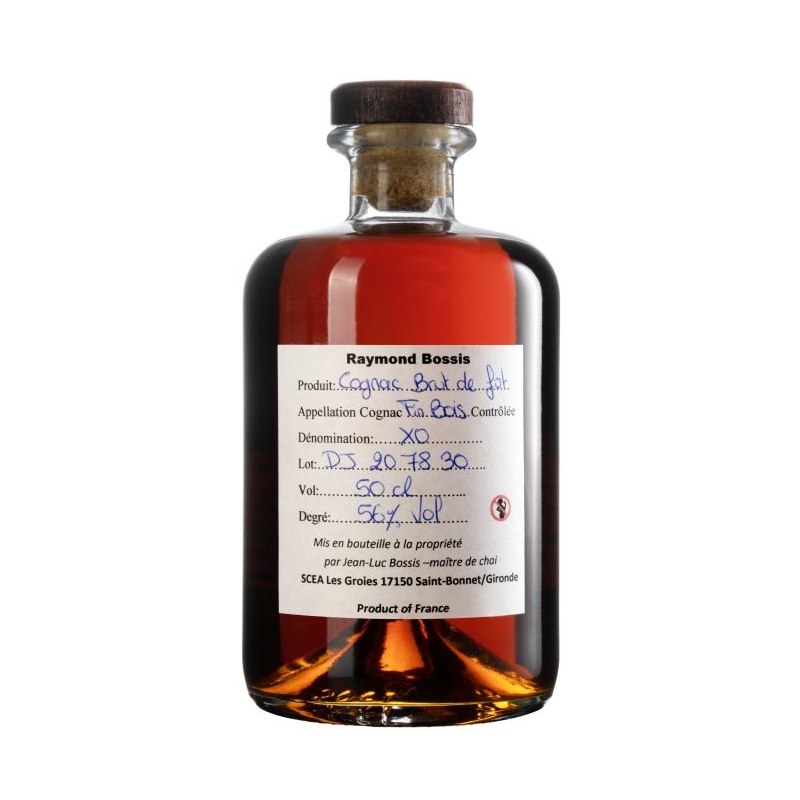 XO Brut de Fût Fins Bois Cognac Raymond Bossis série limitée XO Brut de Fût Fins Bois Cognac Raymond Bossis série limitée