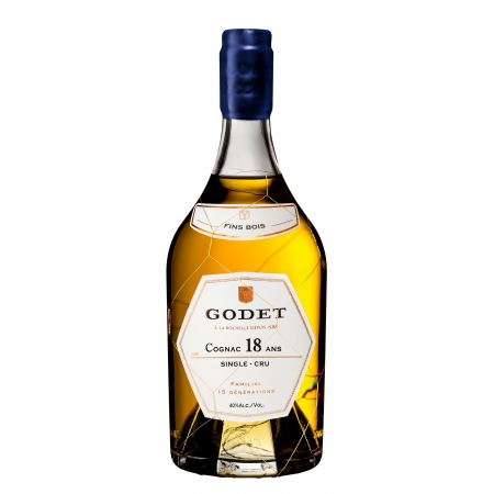 18 years old single cru Fins Bois Cognac Godet