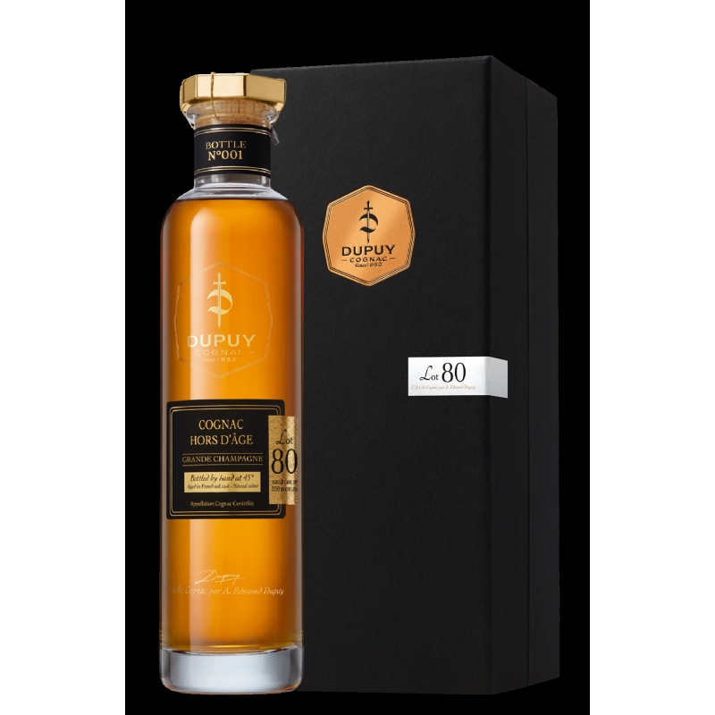 Cognac Rare Réserve Collection Dupuy Lot 80 Grande Champagne édition limitée Cognac Rare Réserve Collection Dupuy Lot 80 Grande Champagne édition limitée