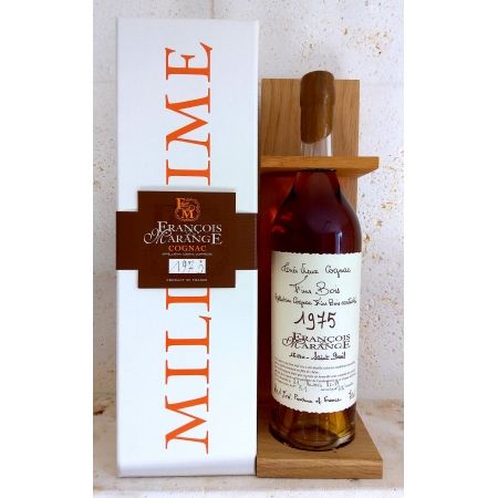Millésime 1975 Fins Bois Cognac François de Marange édition limitée